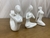 Esculturas de yoga em porcelana - comprar online