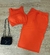 Conjunto saia e cropped moletinho - comprar online