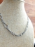 Colar choker chain texturizado