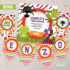 Kit Imprimible BICHOS - comprar online