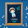 cuadro astronauta personalizado