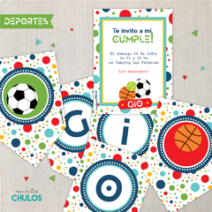 Imagen de Kit Imprimible DEPORTES