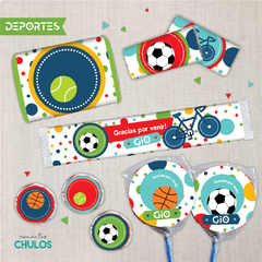 Kit Imprimible DEPORTES - Momentos CHULOS