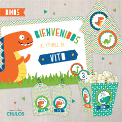 Kit Imprimible DINOS nuevo