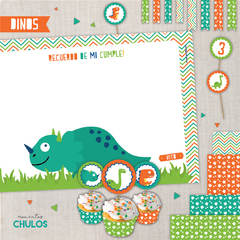 Kit Imprimible DINOS nuevo - tienda online