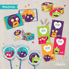 Kit Imprimible MONSTRUITOS - Momentos CHULOS