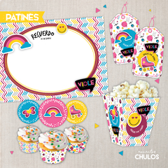 Kit Imprimible PATINES - Momentos CHULOS