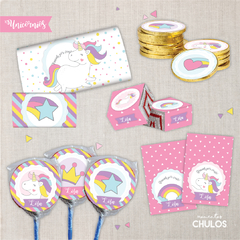 Kit Imprimible UNICORNIOS - Momentos CHULOS