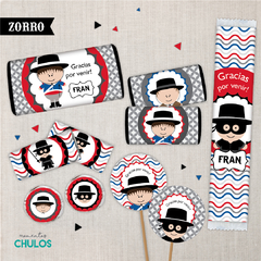 Kit Imprimible EL ZORRO - tienda online