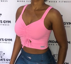 Cropped Isa - 10 Cores - Nanda´s Gym - Moda Fitness