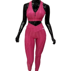 Legging Brocada - Rosa Chiclete