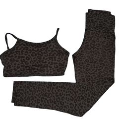 Conjunto Feline Jacquard - Preto