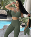 Conjunto Brocado Wave - empina bumbum - militar