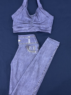 Conjunto Fake Jeans - Modelo 6 - Nanda´s Gym - Moda Fitness