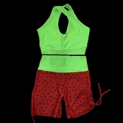 Conj. Short e cropped- melancia 4