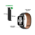 Pulseira Smart Watch Compatível Com Relógio Apple Watch Em Couro Magnética 38/40mm e 42/44mm - comprar online