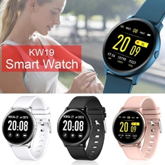 KW19 Reloj Inteligente Deportivo Android Iphone SMARTWATCH Rosa Azul Negro Blanco - comprar online