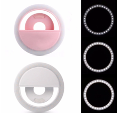 Aro De Luz Led Celular Selfie Recargable Usb Ring Light Anillo - MERCADOCELULAR DE RATTE S.A.S.