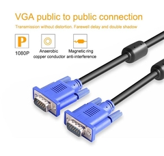 CABLE VGA MACHO 1.5 METROS PARA PC TV SMARTV CONVERSOR PROYECTOR TVBOX MONITOR