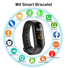 RELOJ SMART BAND KANJI DEPORTIVO MIDE PASOS PULSACIONES OXIGENO PRESION SANGUINEA - tienda online