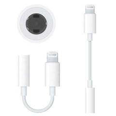 Adaptador Lightning a Jack de Auriculares Apple ficha Iphone a 3,5 mm - MERCADOCELULAR DE RATTE S.A.S.