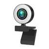 CAMARA WEB WEBCAM 1080p CON ARO LED INCORPORADO