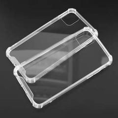 FUNDA TRANSPARENTE ALTO IMPACTO ANTI SHOCK REFORZADA PARA MOTOROLA IPHONE SAMSUNG LG XIAOMI