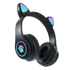 Auriculares Cats Orejas Bluetooth Vincha Gato Luz Colores Inalambricos Kawaii - MERCADOCELULAR DE RATTE S.A.S.