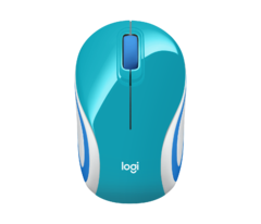 MOUSE INALAMBRICO ULTRAPORTATIL LOGITECH M187 A PILA 3 BOTONES RECEPTOR NANO PC NOTEBOOK TABLET - MERCADOCELULAR DE RATTE S.A.S.