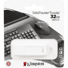 PEN DRIVE 3.2 DTX 32GB EXODIA NEGRO KINGSTON USB A - comprar online