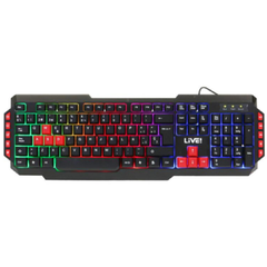 TECLADO RETROILUMINADO GAMER MULTIMEDIA PC NOTEBOOK PS3 PS4 XBOX 903 - comprar online