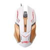 Mouse Live Lvm-917 Gamer 6 Botones Retroiluminado 3200 Dpi PC MAC PS4 PS3