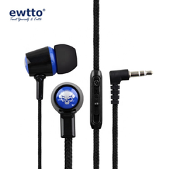 AURICULAR EWTTO MANOS LIBRES IN EAR CALAVERA 3.5MM CON MICROFONO COLORES PARA CELULAR PC NOTEBOOK PS4 - tienda online