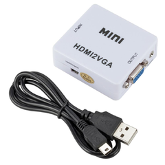 CONVERSOR ACTIVO DE HDMI A VGA MONITOR LED PROYECTOR