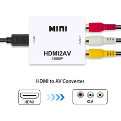 CONVERSOR ACTIVO HDMI A RCA AV AUDIO VIDEO CONECTA TU DISPOSITIVO MODERNO A TU TV DE TUBO IDEAL EMULADOR RETROGAMER en internet