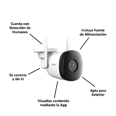 CAMARA IP EXTERIOR IMOU IPC-F22P-D-0280B - BULLET 2C 2MP en internet