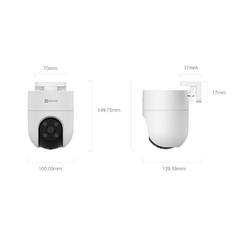 Camara Ezviz IP Wifi Exterior H8c 2MP 4mm