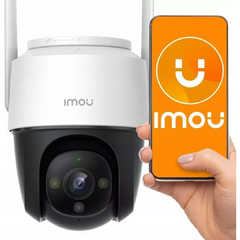 Cámara domo Seguridad Wifi Ip Exterior Imou Cruiser Se+ 1080p Fhd Color Blanco en internet