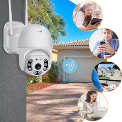 Imagen de Camara IPC-A3X Domo Ptz Ip Wifi 360° Hd1080p Vision Nocturna Sonido Color Blanco