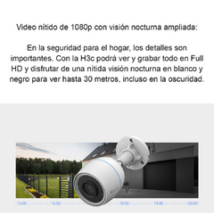 Cámara De Seguridad Inteligente Con Wifi Ezviz H3c Bullet Exterior - comprar online