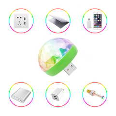 Bola Led Mini Esfera Rgb 4w Celular Android Usb Audioritmica OTG usb