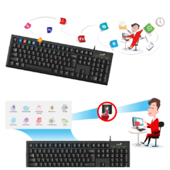 Teclado Genius Smart KB-100 MULTIMEDIA PARA PC MAC NOTEBOOK