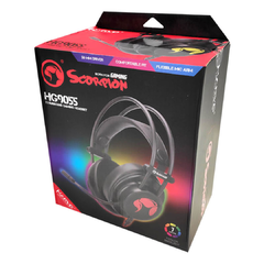 Auricular Gamer USB PC MAC Sonido Envolvente 7.1 Retroiluminado Marvo HG9055 - MERCADOCELULAR DE RATTE S.A.S.