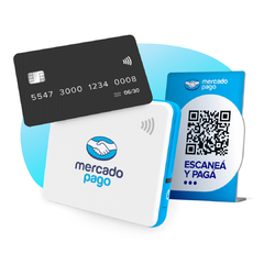 Kit Lector Tarjetas Mercado Pago Point Mini + Qr Ahora 12 Y Alimentar Plan Z