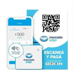 Kit Lector Tarjetas Mercado Pago Point Mini + Qr Ahora 12 Y Alimentar Plan Z - tienda online