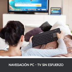 Logitech Teclado inalambrico con TOUCH K400PLUS PC MAC SMARTV - comprar online