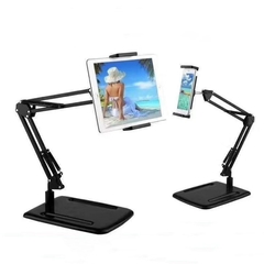 SOPORTE PARA MESA ESCRITORIO CON BASE IDEAL TABLET CELULAR CLASES VIRTUALES MEET ZOOM VIDEOCONFERENCIAS - comprar online