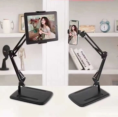 Imagen de SOPORTE PARA MESA ESCRITORIO CON BASE IDEAL TABLET CELULAR CLASES VIRTUALES MEET ZOOM VIDEOCONFERENCIAS