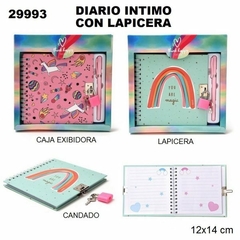 Diario intimo con lapicera