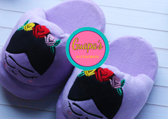 PANTUFLAS FRIDA VIOLETAS - comprar online